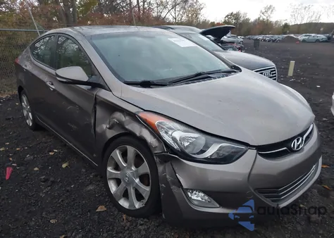 2012 Hyundai Elantra Limited from USA, damaged, VIN 5NPDH4AE7CH102141